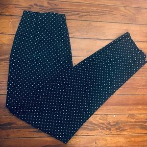 Skinny Ankle Pant - polka dot Size 2